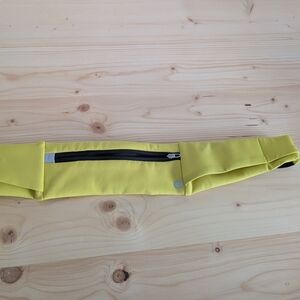 lululemon athletica Bright Yellow Waist Belt with Zip Pocket